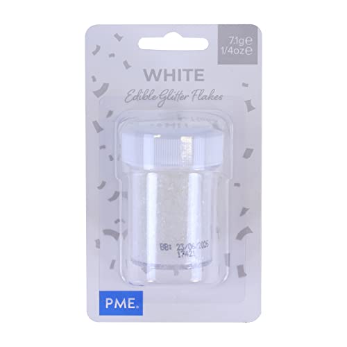 PME Glitzerflocken-Weiß 7 g, 7 von PME