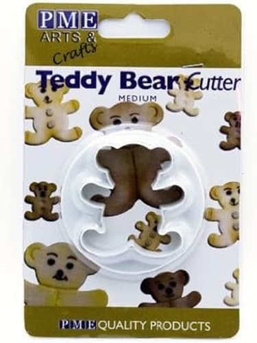 PME Medium TEDDY BEAR Plastic Icing Cut Out Cutter Sugarcraft Cake Decorating von PME