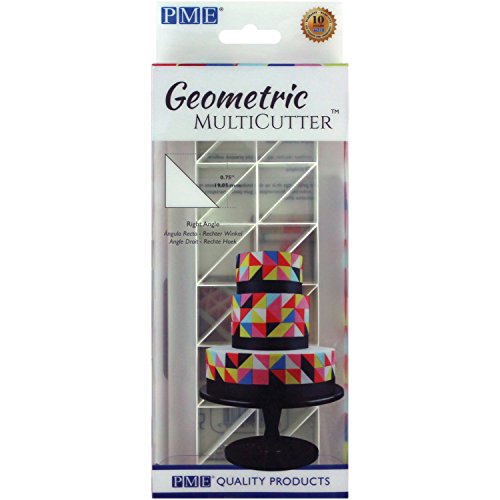 PME MultiCutter für Kuchendesign, geometrisch, plastik, weiß, S von PME