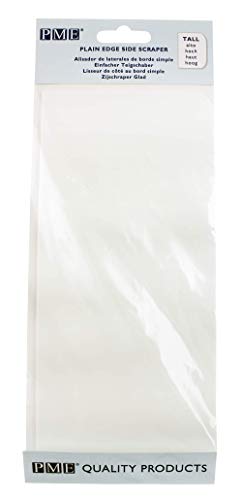 PME PS41 Uni Rand Kunststoff Seite Schaber, Plastik, weiß, 20.3 x 9.3 x 0.2 cm von PME