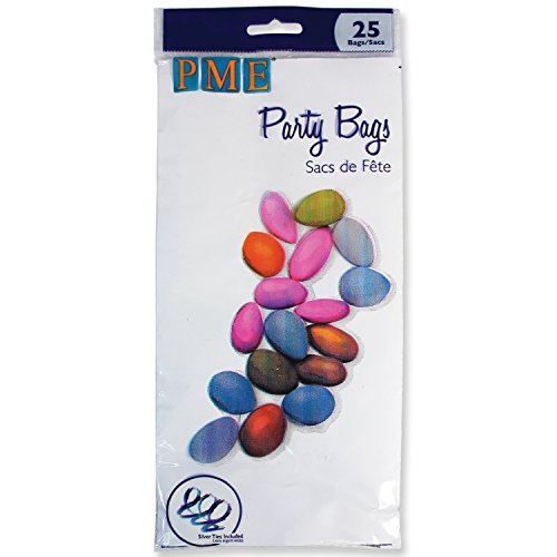 PME Partytüten mit Verschlussbändern, Kunststoff, Transparent, 11 x 0.1 x 23 cm, 25 PME Partytüten mit Verschlussbändern, Kunststoff, Transparent, 11 x 0.1 x 23 cm, 25 von PME