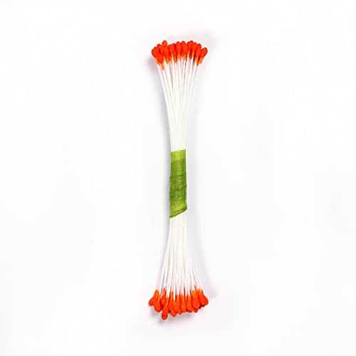 PME STAM03O Staubgefäße für Zuckerblumen, mittelgroß, schlicht, Kunststoff, Orange, 0.1 x 0.11 x 7.4 cm von PME