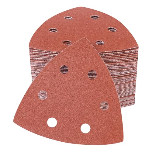 PMIQSA 100 Stück 100 Körnung Deltaschleifer Schleifpapier Dreieckschleifer 93x93x93mm Schleifblätter Klett Schleifdreiecke für Holz Metall PMIQSA 100 Stück 100 Körnung Deltaschleifer Schleifpapier Dreieckschleifer 93x93x93mm Schleifblätter Klett Schleifdreiecke für Holz Metall von PMIQSA