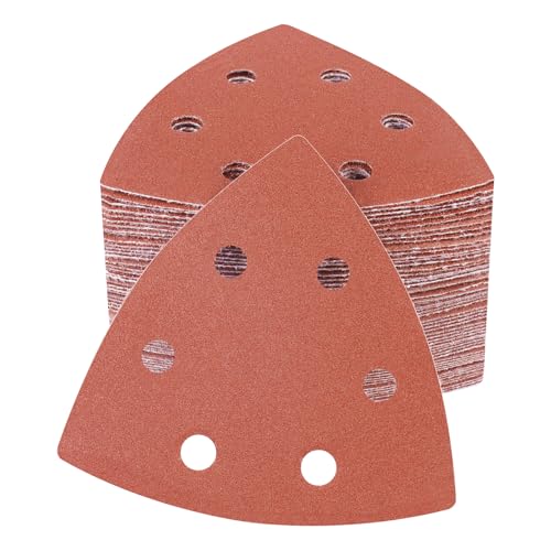 PMIQSA 100 Stück 180 Körnung Deltaschleifer Schleifpapier Dreieckschleifer 93x93x93mm Schleifblätter Klett Schleifdreiecke für Holz Metall PMIQSA 100 Stück 180 Körnung Deltaschleifer Schleifpapier Dreieckschleifer 93x93x93mm Schleifblätter Klett Schleifdreiecke für Holz Metall von PMIQSA