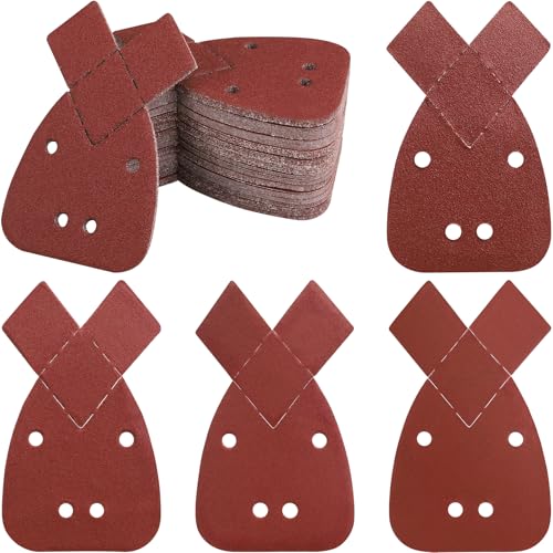 PMIQSA 100 Stück Mouse Schleifpapier Maus Detail Schleifblätter 93x168mm 20 x Körnung 40/80/120/240/400 Schleifdreiecke Klett für Black und Decker Detail Palm Sander PMIQSA 100 Stück Mouse Schleifpapier Maus Detail Schleifblätter 93x168mm 20 x Körnung 40/80/120/240/400 Schleifdreiecke Klett für Black und Decker Detail Palm Sander von PMIQSA