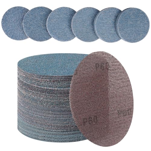 PMIQSA 30 Stück Schleifpapier 150mm Klett, Keramik Schleifgitter 60 körnung schleifscheiben für Exzenterschleifer und Trockenbauschleifer von PMIQSA