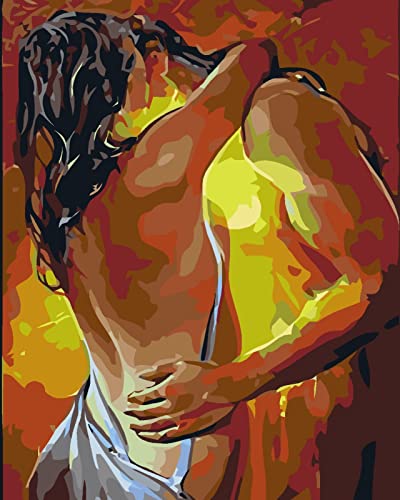Malen Nach Zahlen Erwachsene Sexy nacktes Paar, Malen Nach Zahlen Abstrakt Kunstdrucke, Handgemalt Ölgemälde Kits auf Leinwand für Home Haus Deko - 40 * 50 cm Malen Nach Zahlen Erwachsene Sexy nacktes Paar, Malen Nach Zahlen Abstrakt Kunstdrucke, Handgemalt Ölgemälde Kits auf Leinwand für Home Haus Deko - 40 * 50 cm von PNDGMCSY