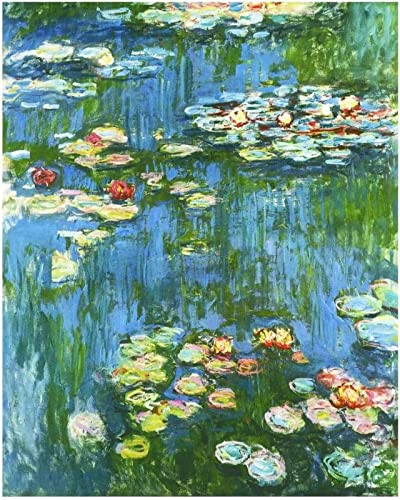 PNDGMCSY Malen nach Zahlen, Set für Erwachsene, Kinder, Anfänger, selber auf Leinwand malen nach Zahlen zur Heimdekoration, Monets Teich-Seerosen 40,6 x 50,8 cm PNDGMCSY Malen nach Zahlen, Set für Erwachsene, Kinder, Anfänger, selber auf Leinwand malen nach Zahlen zur Heimdekoration, Monets Teich-Seerosen 40,6 x 50,8 cm von PNDGMCSY