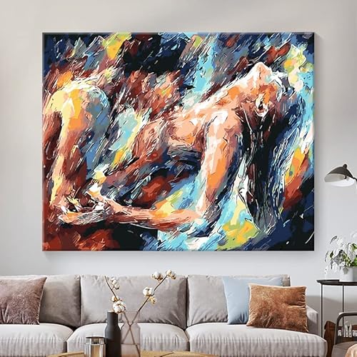 PNDGMCSY Malen nach Zahlen Tiefe Liebe nacktes Paar DIY Digitale malerei by Zahlen Moderne wandkunst leinwand malerei Geschenk für Kinder wohnkultur 40x50 cm PNDGMCSY Malen nach Zahlen Tiefe Liebe nacktes Paar DIY Digitale malerei by Zahlen Moderne wandkunst leinwand malerei Geschenk für Kinder wohnkultur 40x50 cm von PNDGMCSY