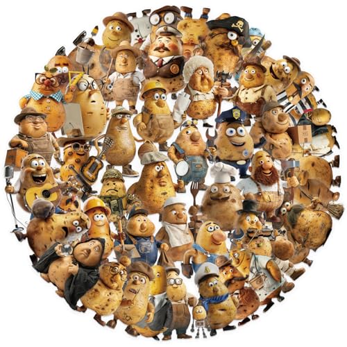 PNGIF Kartoffel MEME Aufkleber 50 Stück, Graffiti Lustige Kartoffel Person Sticker für Laptop Kindle Journal Handys MacBook Fahrrad Scrapbook Koffer, Wasserfeste Transparenter PET Decals PNGIF Kartoffel MEME Aufkleber 50 Stück, Graffiti Lustige Kartoffel Person Sticker für Laptop Kindle Journal Handys MacBook Fahrrad Scrapbook Koffer, Wasserfeste Transparenter PET Decals von PNGIF