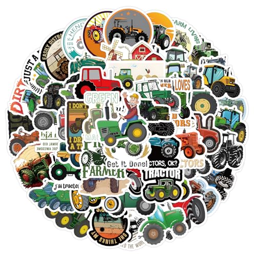 PNGIF Wasserfeste Aufkleber 60 Stück Ackerschlepper Sticker für Koffer Laptop Skateboard Motorrad Helm Auto Snowboard Gepäck Scrapbook Kühlschrank Graffiti Traktoren Sticker PNGIF Wasserfeste Aufkleber 60 Stück Ackerschlepper Sticker für Koffer Laptop Skateboard Motorrad Helm Auto Snowboard Gepäck Scrapbook Kühlschrank Graffiti Traktoren Sticker von PNGIF
