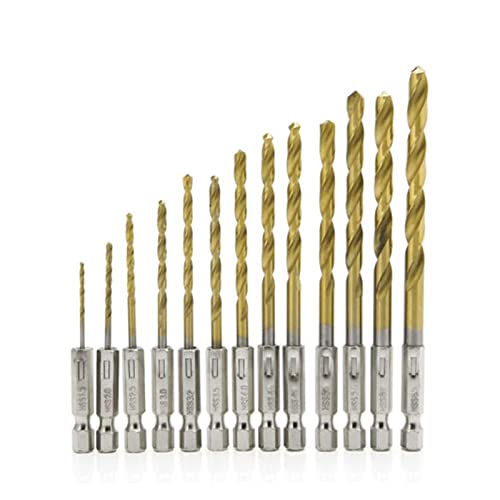 PNMNZTPAP 13 stücke HSS. Sechskantscheider Schnellwechsel Kobaltbohrer Bit Kit 1,5-6,5 mm bisschen PNMNZTPAP 13 stücke HSS. Sechskantscheider Schnellwechsel Kobaltbohrer Bit Kit 1,5-6,5 mm bisschen von PNMNZTPAP