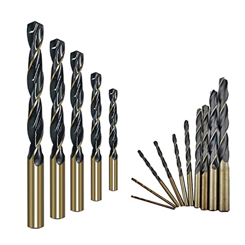PNMNZTPAP 33PC-Bohrer 1-14.5mm Kobaltbeschichteter Twist-Bohrer-Set HSS. Waffenbohrer for Holz-Metall-Lochschneider-Elektrowerkzeuge bisschen PNMNZTPAP 33PC-Bohrer 1-14.5mm Kobaltbeschichteter Twist-Bohrer-Set HSS. Waffenbohrer for Holz-Metall-Lochschneider-Elektrowerkzeuge bisschen von PNMNZTPAP