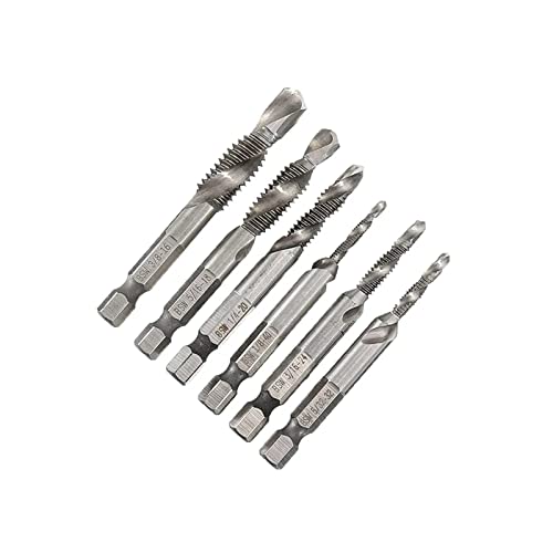 PNMNZTPAP 6 stücke 1/8-3/8 Zoll BSW. Schraubenhahnbohrer-Thread HSS. Kombinationshähne Senker Deburr Set 1/4 Zoll Schnellwechsel Hex bisschen PNMNZTPAP 6 stücke 1/8-3/8 Zoll BSW. Schraubenhahnbohrer-Thread HSS. Kombinationshähne Senker Deburr Set 1/4 Zoll Schnellwechsel Hex bisschen von PNMNZTPAP