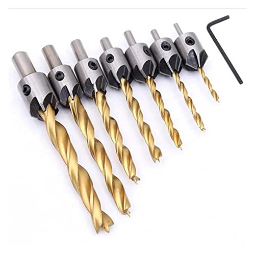 PNMNZTPAP 7 stücke 3-10mm. HSS. Beschichteter Gegenkrümmerbohrer-Reibahle-Fasenbohrer-Bohrer-Bohrer-Bohrer-Bohrer-Bohrer bisschen PNMNZTPAP 7 stücke 3-10mm. HSS. Beschichteter Gegenkrümmerbohrer-Reibahle-Fasenbohrer-Bohrer-Bohrer-Bohrer-Bohrer-Bohrer bisschen von PNMNZTPAP