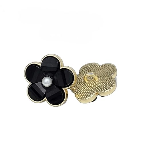 POABXYHD 10 Stück 15/18 mm modische Blumen-Perlenknöpfe für Kleidung, Mantel, Hemd, Pullover, DIY, Nähzubehör, Knöpfe POABXYHD 10 Stück 15/18 mm modische Blumen-Perlenknöpfe für Kleidung, Mantel, Hemd, Pullover, DIY, Nähzubehör, Knöpfe von POABXYHD