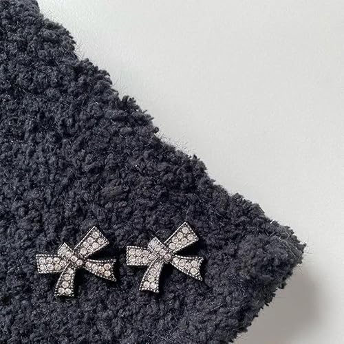 POABXYHD 20 exquisite Schleifen-Form, eingelegte Diamant-Metallknöpfe, lässiger Anzug, Mantel, Kleidung, Accessoires, dekorative Knöpfe von POABXYHD