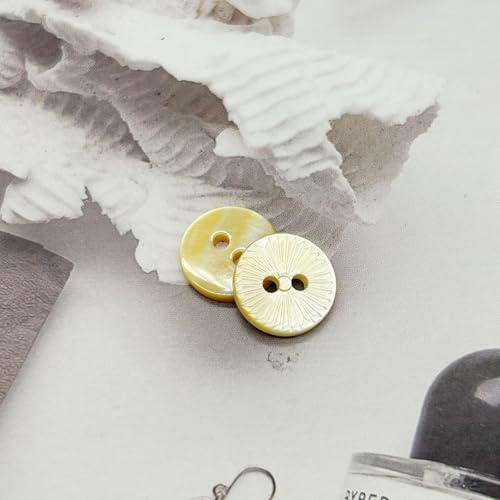 POABXYHD 30 Stück 2-Loch-Muschelknöpfe Laser Schmetterling Blumen Hemd Bluse DIY Nähzubehör für koreanische Kleidung Bastelbedarf von POABXYHD