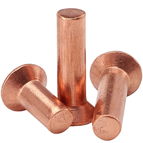 0,5 kg lila Kupfer-Senkkopf-Nieten, M2,5 x 16 mm, verwendet in elektronischen Werkbänken, mechanischen Wellen. von PODODO