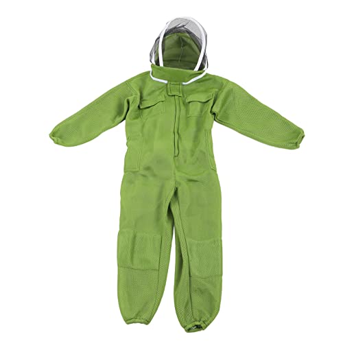 Imkeranzug Schutzbekleidung imkerhaube Full Body Atmungsaktiv XL - Mehrweg Schutzanzug mit Netzstoff, Abnehmbarer Hut, Für Imker und Bienenzucht (Typ 2) von PODSJD