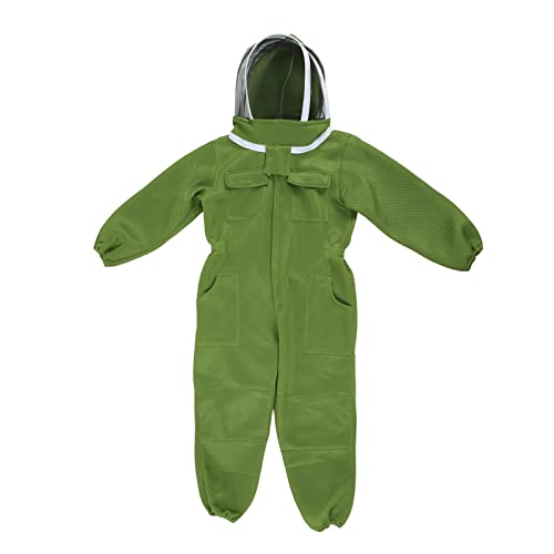 Imkeranzug Schutzbekleidung imkerhaube Full Body Atmungsaktiv XL - Mehrweg Schutzanzug mit Netzstoff, Abnehmbarer Hut, Für Imker und Bienenzucht (Typ 3) von PODSJD