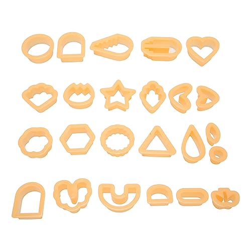 Ohrring Ausstecher Set, Modelliermasse, Wiederverwendbar, Lebensmittelechter Kunststoff - Vielfältige Formen & Größen, Komfortable dicke Kante, Schmuck & Kunstprojekte für Erwachsene & von PODSJD