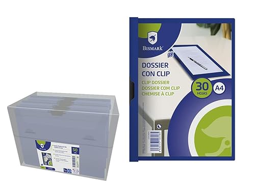 POE PP DOSSIER C/CLIP BLAU A4 310 x 225 von POE