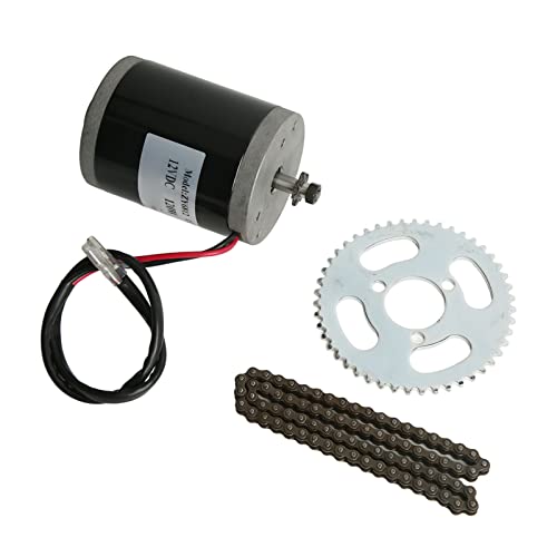POENVFPO 120W 12 V Elektroroller Gebürstetem Motor Kit, Hochgeschwindigkeitsgetriebe für Elektrisches Dreiradfahrrad, 25H 76 Kette, mit 25H 3 Loch 47 Zahnkurbel für DIY -Elektrofahrräder POENVFPO 120W 12 V Elektroroller Gebürstetem Motor Kit, Hochgeschwindigkeitsgetriebe für Elektrisches Dreiradfahrrad, 25H 76 Kette, mit 25H 3 Loch 47 Zahnkurbel für DIY -Elektrofahrräder von POENVFPO
