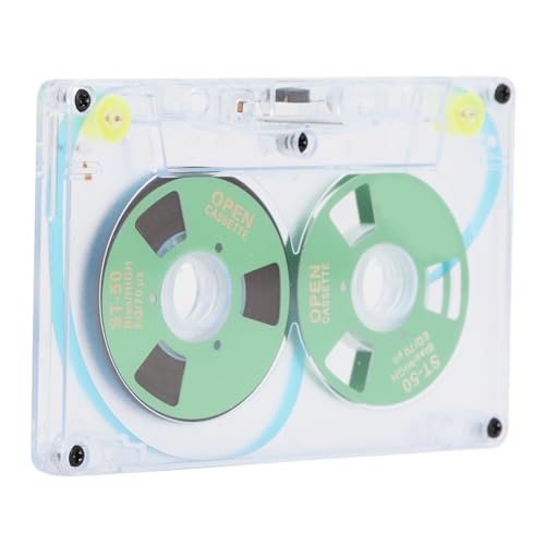 POENVFPO von Strips 46 Minuten Aufnahmezeit Kassettenqualität Glänzend für Genres PC + Aluminiumlegierung (GREEN) von POENVFPO