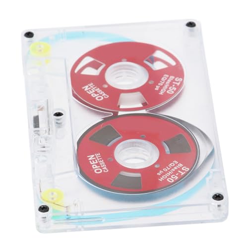 POENVFPO von Strips 46 Minuten Aufnahmezeit Kassettenqualität Glänzend für Genres PC + Aluminiumlegierung (Rot) von POENVFPO