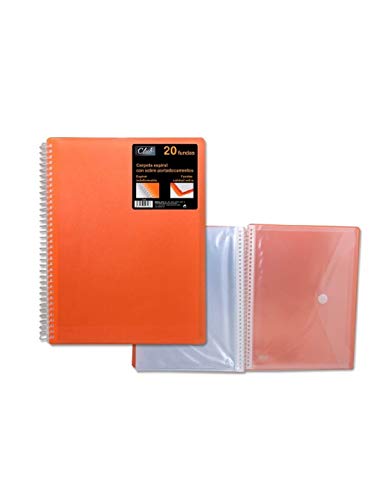 Präsentationsmappe PP OFFICE CLUB mit 20 Hüllen, Farbe Orange mit Dicke Präsentationsmappe PP OFFICE CLUB mit 20 Hüllen, Farbe Orange mit Dicke von Bismark