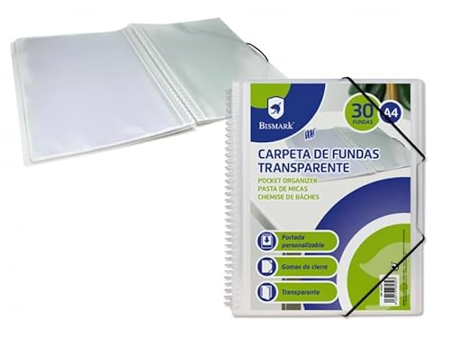 PP BISMARK Spiralmappe, 30 transparente Hüllen. von POESSA