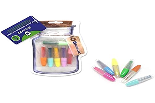 Zip 6 Mini-Marker mit Glitzer Zip 6 Mini-Marker mit Glitzer von POESSA