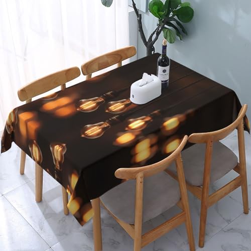 POEZJZW Gemusterte Tischdecke, 137,2 x 182,9 cm, rechteckig, für Zuhause, Küche, Esszimmer, Partys, Terrassen POEZJZW Gemusterte Tischdecke, 137,2 x 182,9 cm, rechteckig, für Zuhause, Küche, Esszimmer, Partys, Terrassen von POEZJZW