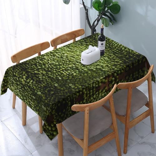 POEZJZW Mungbohnen gemusterte Tischdecke 137,2 x 183,9 cm, rechteckige Tischdecke für Zuhause, Küche, Esszimmer, Partys, Terrassen POEZJZW Mungbohnen gemusterte Tischdecke 137,2 x 183,9 cm, rechteckige Tischdecke für Zuhause, Küche, Esszimmer, Partys, Terrassen von POEZJZW