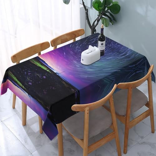 POEZJZW Tischdecke, gemustert, rechteckig, für Zuhause, Küche, Esszimmer, Partys, Terrassen, 137,2 x 183,9 cm POEZJZW Tischdecke, gemustert, rechteckig, für Zuhause, Küche, Esszimmer, Partys, Terrassen, 137,2 x 183,9 cm von POEZJZW