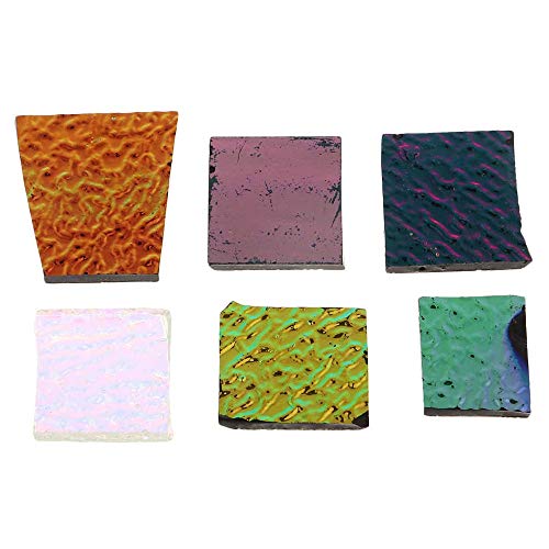 POFET 28g dichroitische Glasabfälle Coe 90 Schmelzglas für DIY Schmuckherstellung Handwerk von POFET