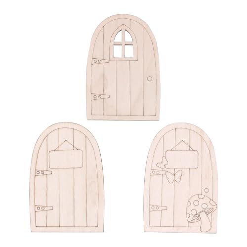 POFET 30 Stück Miniatur Holz Feentüren für Zum Bemalen Feentür Holz Mini Türform Holzstücke Mini Elfentür Bäume für Zuhause Geburtstag Hochzeit Party DIY Dekoration POFET 30 Stück Miniatur Holz Feentüren für Zum Bemalen Feentür Holz Mini Türform Holzstücke Mini Elfentür Bäume für Zuhause Geburtstag Hochzeit Party DIY Dekoration von POFET