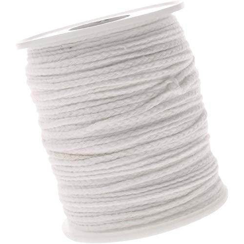 POFET Bio-Spule aus Baumwolle Square Braid Candle Wick für die Kerzenherstellung 61m,Kerzendocht, Docht Rauchfrei Kerzen Docht Candle Wick Kerzendochte Dochte POFET Bio-Spule aus Baumwolle Square Braid Candle Wick für die Kerzenherstellung 61m,Kerzendocht, Docht Rauchfrei Kerzen Docht Candle Wick Kerzendochte Dochte von POFET