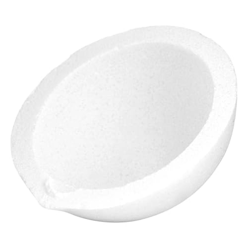 POFET Quartz Bowl,Ceramic Crucible Bowl Dish Cup Furnace Melting Casting Refining Gold Silver Jewelry Making (100g) von POFET