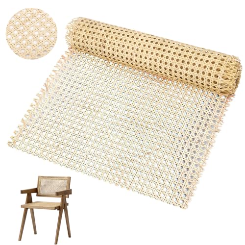 POFIBO Wiener Geflecht - 40 x 100cm Cane Webbing Rattan Roll, Natürliches Rattan Webbing Geflecht für Heimwerker Schrank Stuhl Möbel POFIBO Wiener Geflecht - 40 x 100cm Cane Webbing Rattan Roll, Natürliches Rattan Webbing Geflecht für Heimwerker Schrank Stuhl Möbel von POFIBO