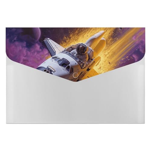 Aktenordner, Kunststoff, Space Shuttle im Weltraum, bedruckte Ordner, Aktenordner, Briefgröße, tragbare Ordner, Aktenordner Aktenordner, Kunststoff, Space Shuttle im Weltraum, bedruckte Ordner, Aktenordner, Briefgröße, tragbare Ordner, Aktenordner von POLESVBM