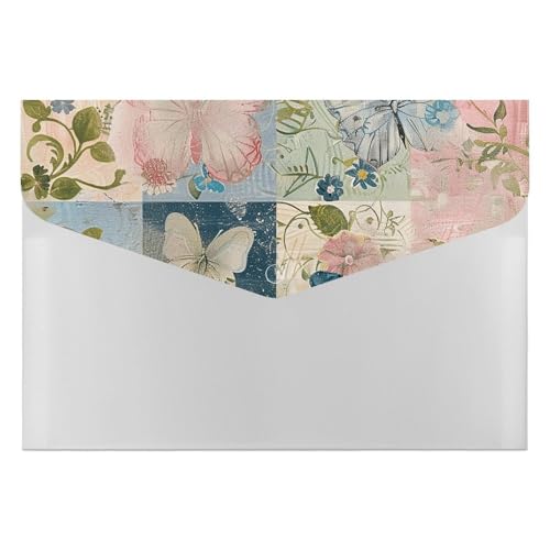 Aktenordner aus Kunststoff mit Blumenstil, bedruckte Ordner, Aktenordner, Briefgröße, tragbare Ordner, Aktenordner Aktenordner aus Kunststoff mit Blumenstil, bedruckte Ordner, Aktenordner, Briefgröße, tragbare Ordner, Aktenordner von POLESVBM