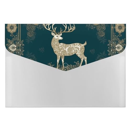 Dokumentenmappen, Kunststoff, Schneeflocke, Weihnachten, Rentier, bedruckt, Aktenordner, Briefgröße, tragbare Ordner, Aktenordner, Organizer Dokumentenmappen, Kunststoff, Schneeflocke, Weihnachten, Rentier, bedruckt, Aktenordner, Briefgröße, tragbare Ordner, Aktenordner, Organizer von POLESVBM