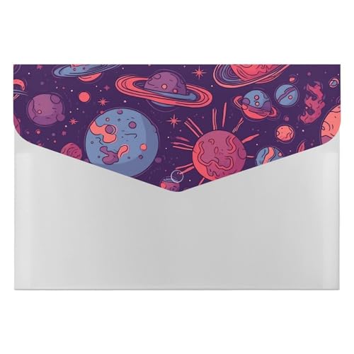 Dokumentenmappen, Kunststoff, Weltraumplanet, Illustration, bedruckte Ordner, Aktenordner, Briefgröße, tragbare Ordner, Aktenordner, Organizer Dokumentenmappen, Kunststoff, Weltraumplanet, Illustration, bedruckte Ordner, Aktenordner, Briefgröße, tragbare Ordner, Aktenordner, Organizer von POLESVBM