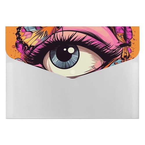 Dokumentenmappen, Kunststoff, einige Schmetterlinge um die Augen, bedruckte Ordner, Aktenordner, Briefgröße, tragbare Ordner, Aktenordner Dokumentenmappen, Kunststoff, einige Schmetterlinge um die Augen, bedruckte Ordner, Aktenordner, Briefgröße, tragbare Ordner, Aktenordner von POLESVBM