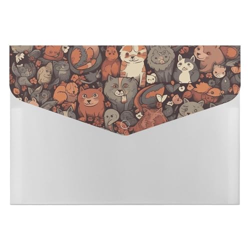 Dokumentenmappen, Kunststoff, kleine Tiere, bedruckt, Aktenordner, Briefgröße, tragbare Ordner, Aktenordner Dokumentenmappen, Kunststoff, kleine Tiere, bedruckt, Aktenordner, Briefgröße, tragbare Ordner, Aktenordner von POLESVBM