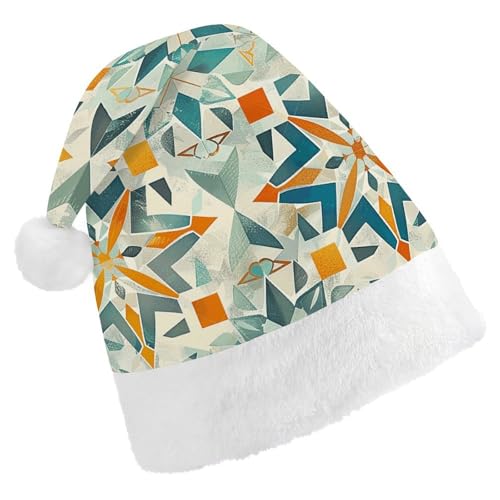 POLESVBM Weihnachtsmann Hut Weihnachtsmann Hut Für Erwachsene Mit Weichen Grau Gedruckt Weihnachten Headwear Für Wohnkultur Party Kostüm Liefert von POLESVBM