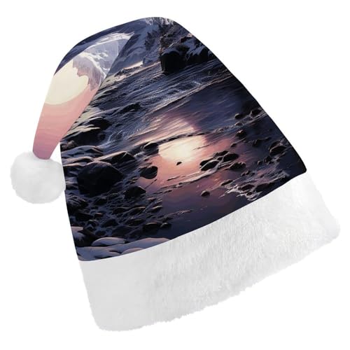 POLESVBM Weihnachtsmann Hut Weihnachtsmann Hut Für Erwachsene Schneebedeckte Berge Und Seen Gedruckt Weihnachten Headwear Für Wohnkultur Party Kostüm Liefert POLESVBM Weihnachtsmann Hut Weihnachtsmann Hut Für Erwachsene Schneebedeckte Berge Und Seen Gedruckt Weihnachten Headwear Für Wohnkultur Party Kostüm Liefert von POLESVBM