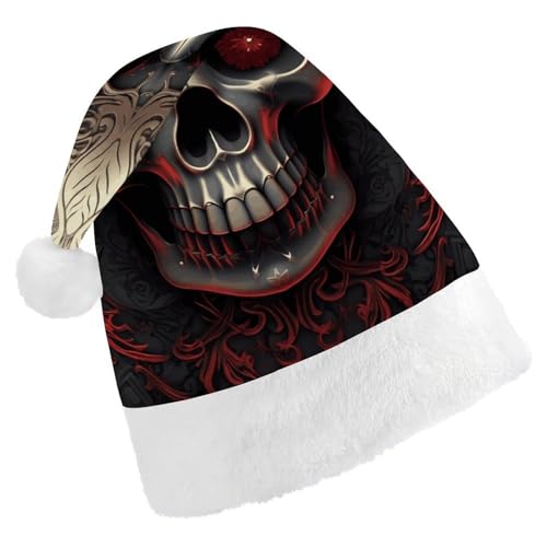 POLESVBM Weihnachtsmann Hut Weihnachtsmann Hut Für Erwachsene Skelett Mit Roten Augen Gedruckt Weihnachten Headwear Für Wohnkultur Party Kostüm Liefert POLESVBM Weihnachtsmann Hut Weihnachtsmann Hut Für Erwachsene Skelett Mit Roten Augen Gedruckt Weihnachten Headwear Für Wohnkultur Party Kostüm Liefert von POLESVBM